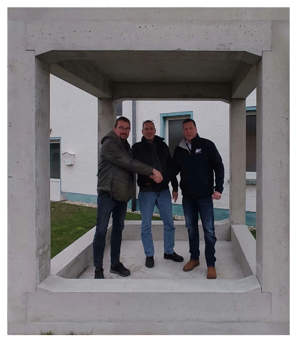 Henrik Lange, Andreas Zanni und Christian Röllke in einem JUMBO BLOCK Modul.
